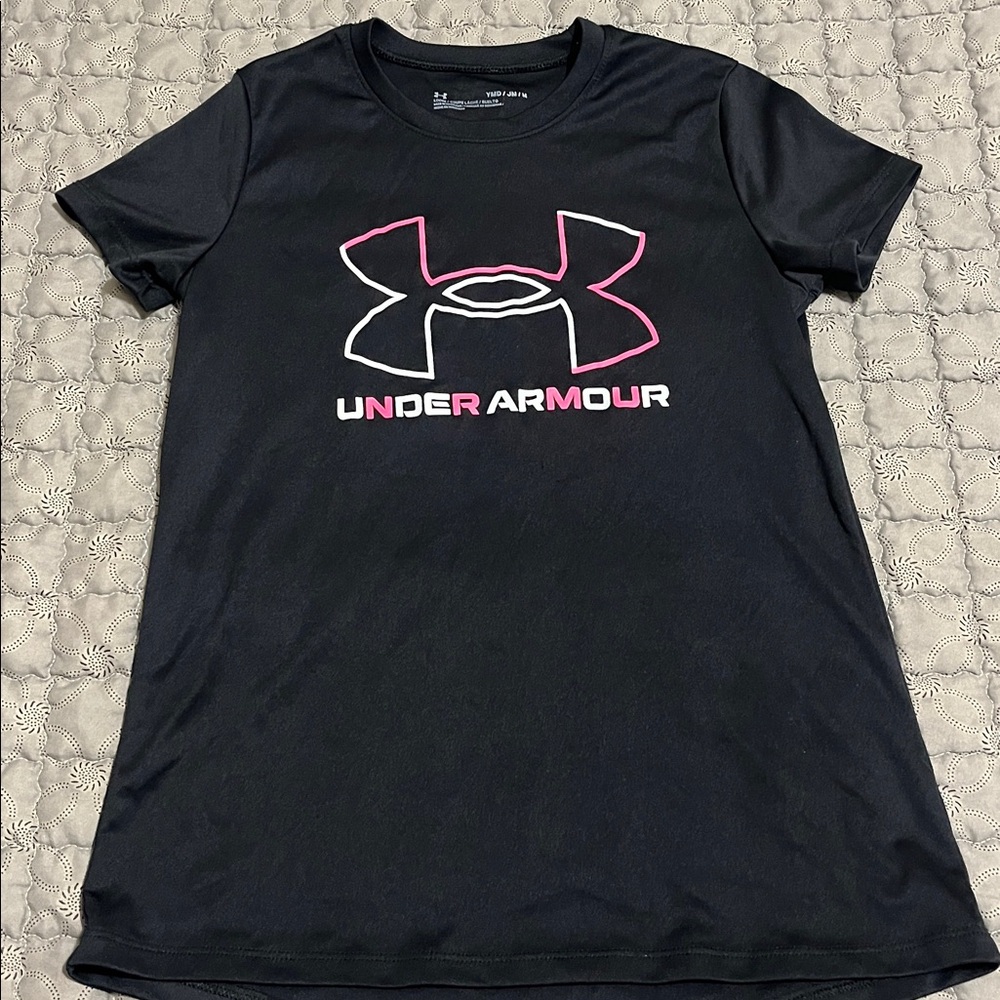 Under Armour Black Shirt with White Logo